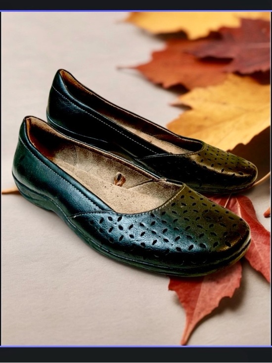 Natural Soul by Naturalizer Shoes - NWOB Natural Soul By Naturalizer Black Slip On Flat
